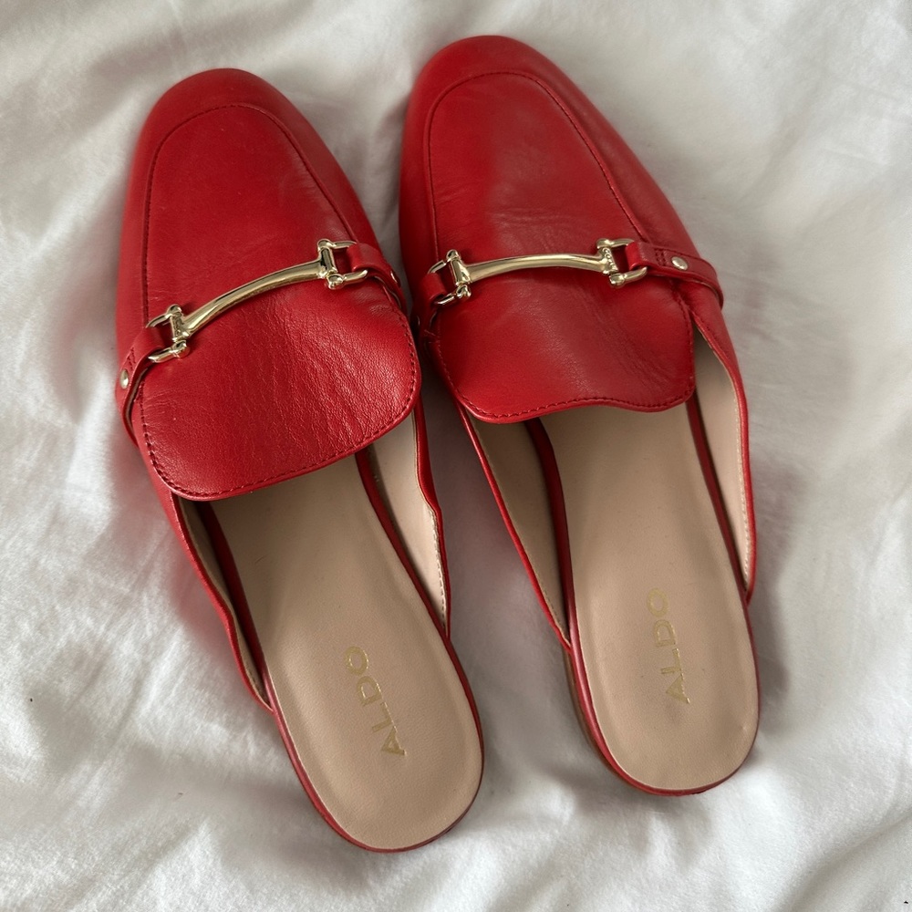 Leather Mule Slides - Picture 2 of 2